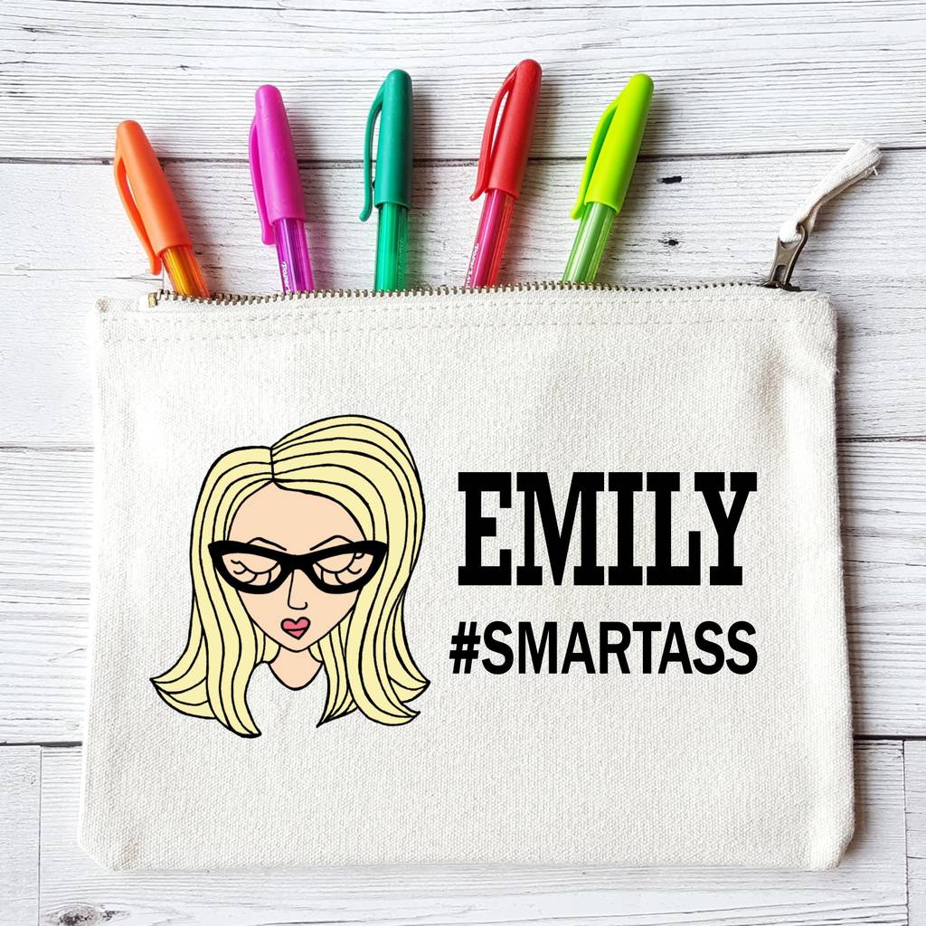 Personalised 'Smartass' Student Pencilcase, 1 of 3