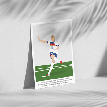 Chloe Kelly Commentary 2025 England Euros Print, 3 of 4