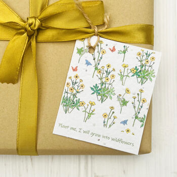 Floral Seed Card Gift Tags, 2 of 5