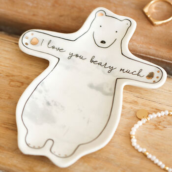 ‘I Love You Beary Much’ Ring Dish, 3 of 3
