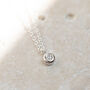 Silver Diamond Necklace, thumbnail 3 of 4