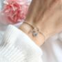 Sterling Silver Angel Charm Bracelet – Sentimental Gift For Her, thumbnail 1 of 7