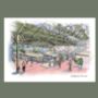 Spitalfields Market London Blank Card, thumbnail 3 of 5