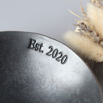 6th Anniversary Medium Smooth Forged Iron Bowl, 6 of 11