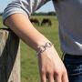 Personalised Sterling Silver Snaffle Bit Horse Bracelet, thumbnail 3 of 12