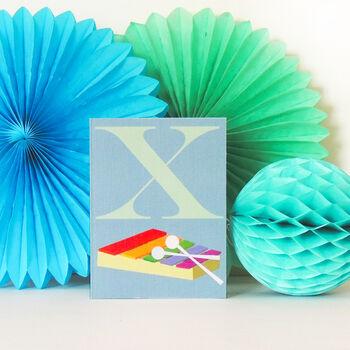 Mini X For Xylophone Card, 3 of 4