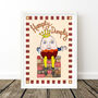 Humpty Dumpty Vintage Nursery Print, thumbnail 11 of 12
