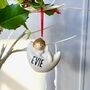 Personalised Angel And Moon Ceramic Decoration, thumbnail 7 of 7