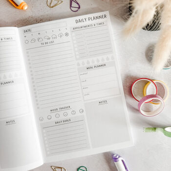 Personalised Daily Planner | Undated Journal, 6 of 10