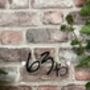 Personalised Acrylic House Number, thumbnail 4 of 6