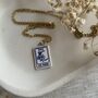 The Moon Tarot Card Tiny Clay Charm Necklace, thumbnail 4 of 10