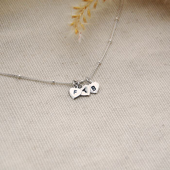 Heart Personalised Family Initials Charm Bracelet In Silver Or Gold, 3 of 7