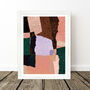 Terrazzo Abstract Patchwork Art Print, thumbnail 6 of 7
