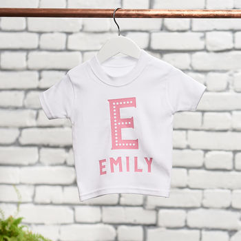 Personalised Initial Baby Grow, 3 of 9