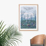 Hilly Fields Brockley London Travel Poster Art Print, thumbnail 4 of 8