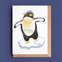 Daddy Cool Penguin Card, thumbnail 1 of 2