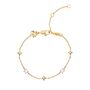 Petite Personalised Gold Cosmic Star Bracelet, thumbnail 1 of 2