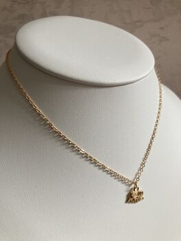 Gold Elephant Pendant Necklace, 5 of 7