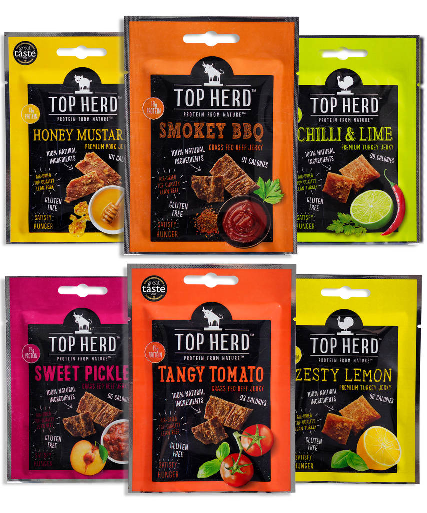 'Outdoor Adventure' Protein Snack Jerky Gift Selection By Top Herd