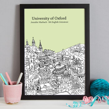 Personalised Oxford Graduation Gift Print, 4 of 9
