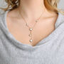Clover Delicate Lariat Necklace, thumbnail 1 of 8