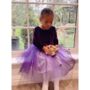 Long Sleeve Purple Velvet Sparkly Dress, thumbnail 6 of 8