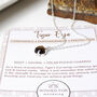 Tiger's Eye Necklace Sterling Silver, Confidence, thumbnail 3 of 6