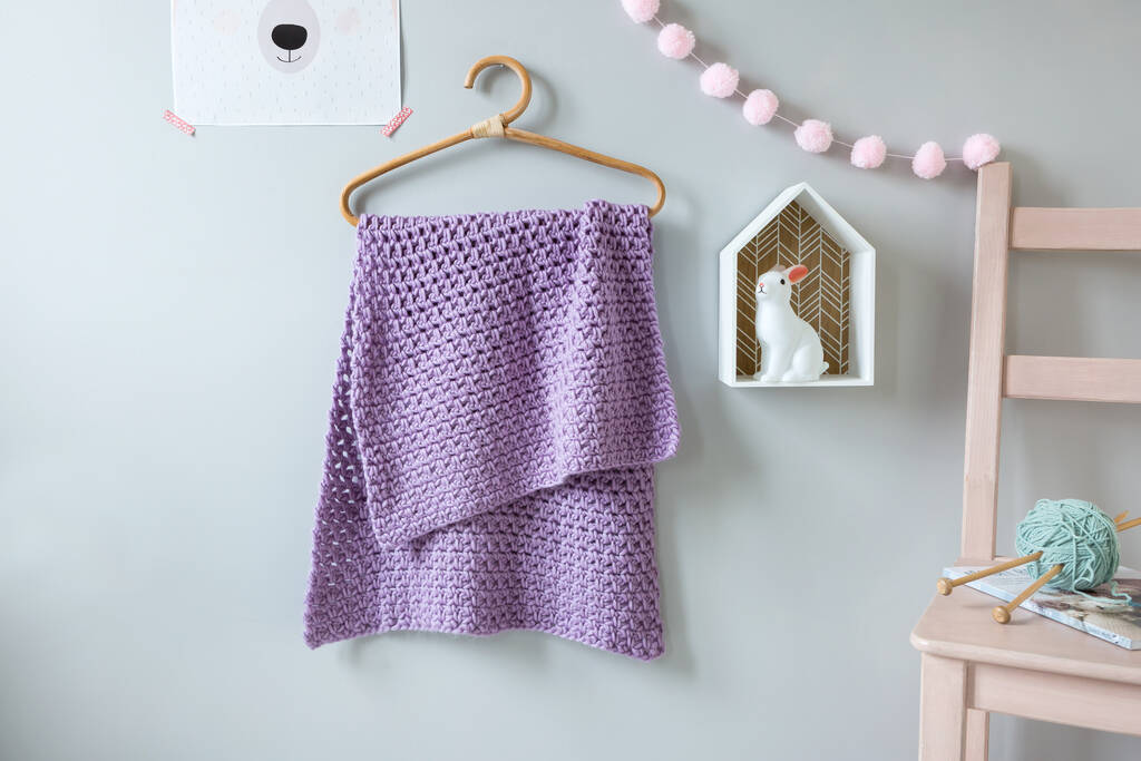 Lucy Baby Blanket Crochet Kit, 1 of 4