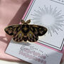 Star Moth Brooch With Gift Pouch, thumbnail 2 of 6