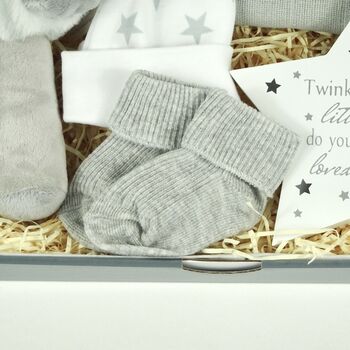 Twinkle Twinkle Little Star New Baby Letterbox Gift Set, 5 of 8