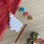Christmas Eve Ceramic Bauble Craft Kit, thumbnail 6 of 10
