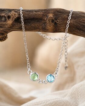 Personalised Create Your Own Family Birthstones Necklace, 4 of 12