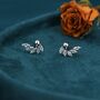Marquise Cz Cluster Screwback Earrings, thumbnail 4 of 12