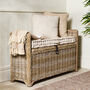 Woven Bench With Storage Trunk, thumbnail 9 of 9