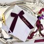 Embroidered Velvet Ribbon Place Setting, thumbnail 1 of 6