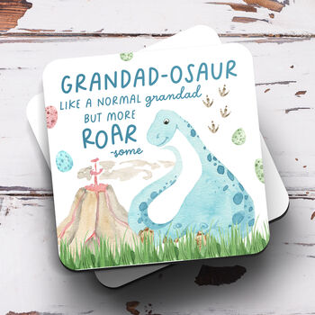 Personalised Grandad Mug 'Grandadosaur', 5 of 5