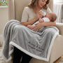 Personalised Maternity Mummy And Me Neutral Blanket, thumbnail 7 of 12