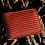 Reclaimed Fire Hose Double Card Holder, thumbnail 1 of 5