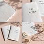 Vow Books Personalised Wedding Vow Cards Cotton Paper, thumbnail 10 of 12