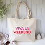 Viva La Weekend Fun Tote Holiday Bag, thumbnail 1 of 3