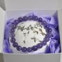 Relax Amethyst Bath Bomb And Gemstone Bracelet Gift, thumbnail 2 of 7