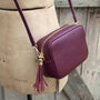 Cross Body Leather Personalised Handbag Winter Colours, thumbnail 7 of 12