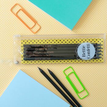 Funny Electrician Pencil Set: Serious Sparkie, 5 of 7
