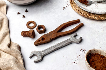 Chocolate Spanner, Pliers, Nut And Bolt Handmade Gift, 5 of 10