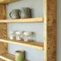Handmade Wooden Kitchen Wall Shelves, thumbnail 1 of 6