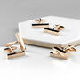 Personalised Bar Cufflinks, thumbnail 3 of 9