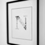 'Letter N' Linear Illustration Print, thumbnail 4 of 7