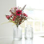 Wild Faux Flower Bouquet And Vases Gift Set, thumbnail 1 of 3