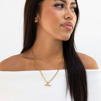 Vintage T Bar Necklace, 2 of 3