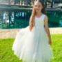 Flora In Ivory ~ Flower Girl Dress Or Party Dress, thumbnail 1 of 10